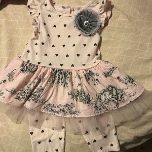 SIZE 24 MONTHS MARIMELLATA BEAUTIFUL OUTFIT SET WORN ONCE TO DIE FOR! LOT1305